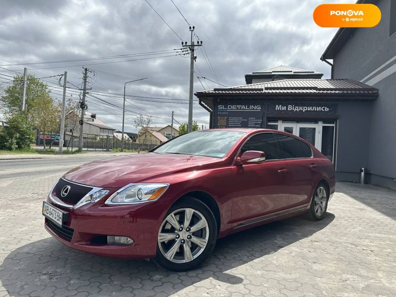 Lexus GS, 2010, Бензин, 3.46 л., 61 тис. км, Седан, Червоний, Київ Cars-Pr-64459 фото