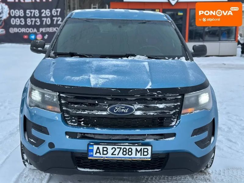 Ford Explorer, 2017 р., Бензин, 182 тис. км, Позашляховик / Кросовер, Синій, Вінниця AT-10408738 фото