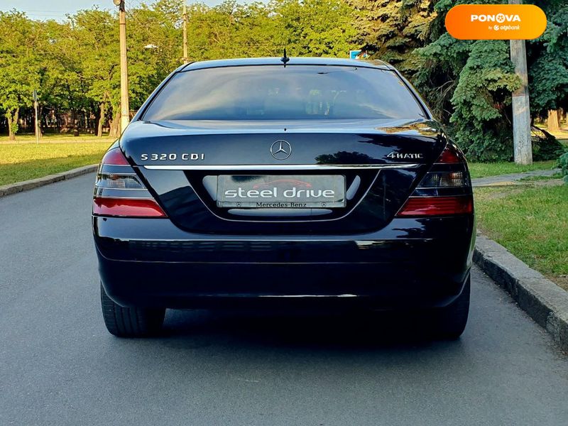 Mercedes-Benz S-Class, 2008, Дизель, 3 л., 490 тис. км, Седан, Чорний, Миколаїв 101579 фото