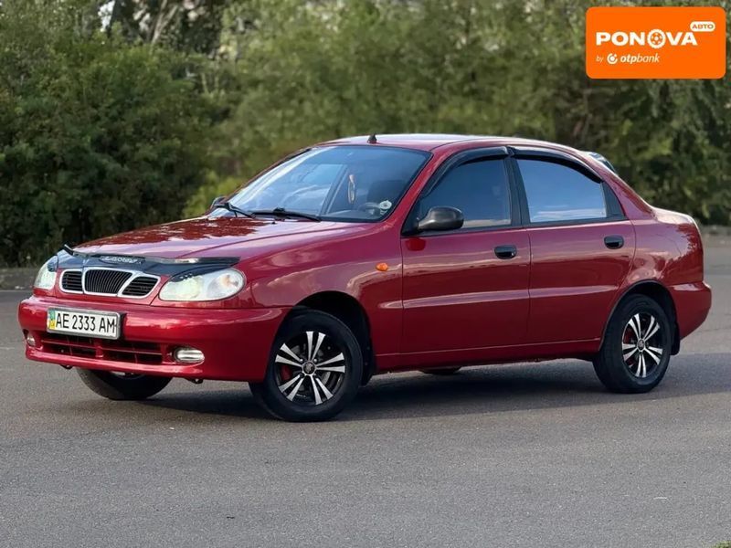 Daewoo Lanos, 2008 р., Бензин, 125 тис. км, Седан, Червоний, Кривий Ріг AT-10396328 фото