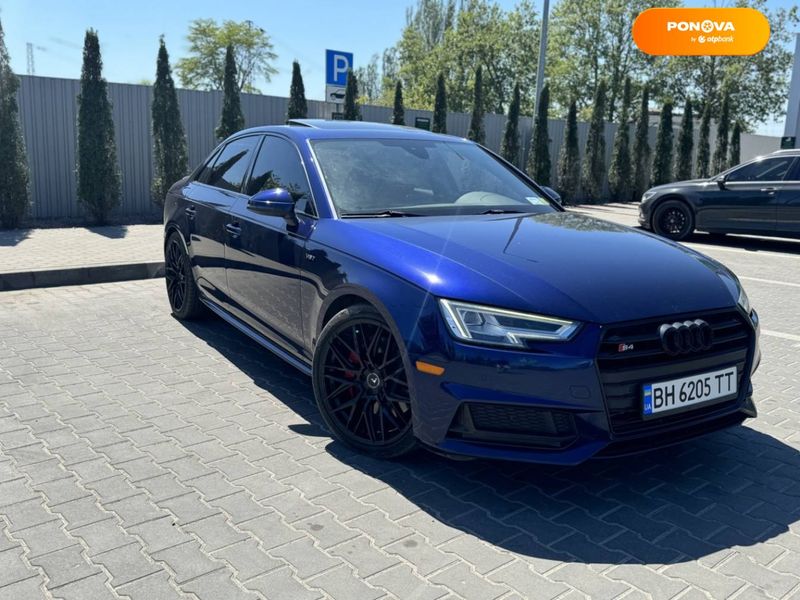 Audi S4, 2018, Бензин, 3 л., 97 тыс. км, Седан, Синий, Одесса Cars-Pr-64519 фото