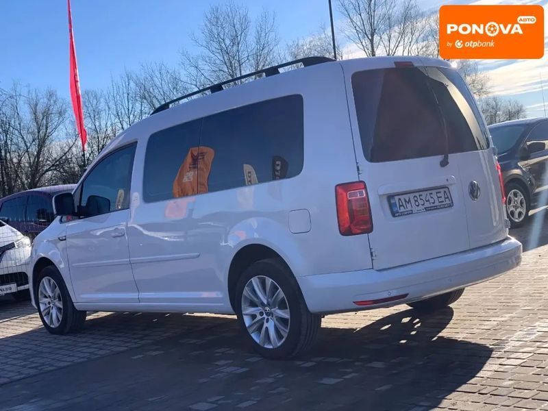 Volkswagen Caddy, 2017 р., Газ метан / Бензин, 195 тис. км, Мінівен, Білий, Бердичів AT-10402462 фото