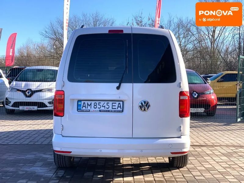 Volkswagen Caddy, 2017 р., Газ метан / Бензин, 195 тис. км, Мінівен, Білий, Бердичів AT-10402462 фото