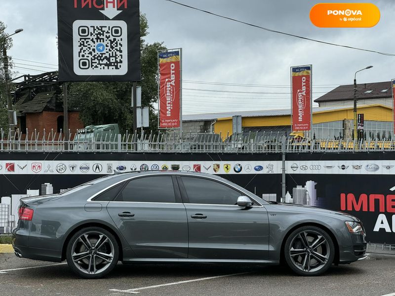 Audi S8, 2012, Бензин, 4 л., 245 тыс. км, Седан, Серый, Киев 114035 фото