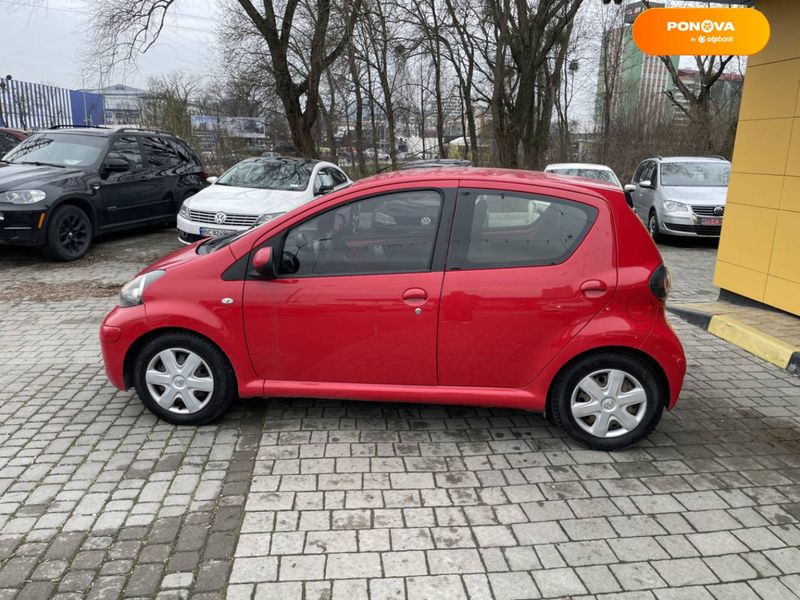 Toyota Aygo, 2010, Газ пропан-бутан / Бензин, 1 л., 150 тис. км, Хетчбек, Червоний, Львів 30417 фото