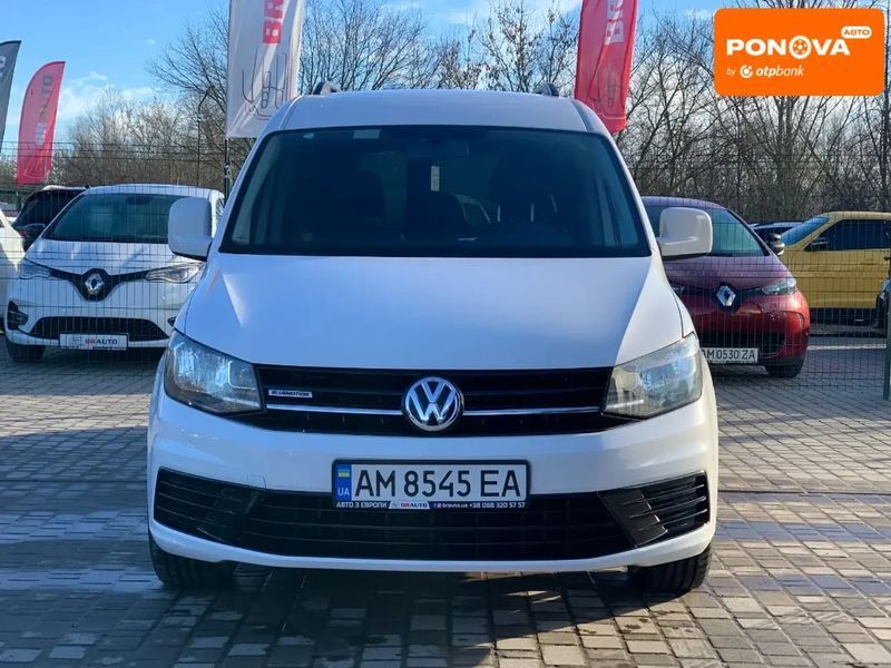 Volkswagen Caddy, 2017 р., Газ метан / Бензин, 195 тис. км, Мінівен, Білий, Бердичів AT-10402462 фото