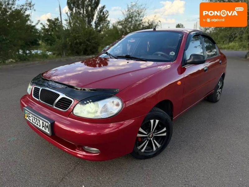 Daewoo Lanos, 2008 р., Бензин, 125 тис. км, Седан, Червоний, Кривий Ріг AT-10396328 фото