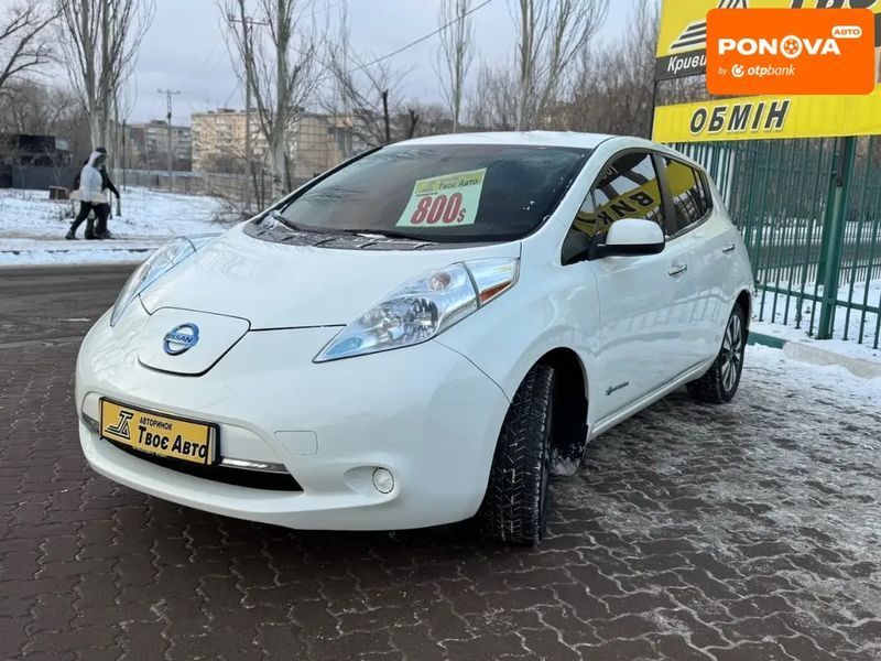 Nissan Leaf, 2015 р., Електро, 134 тис. км, Хетчбек, Білий, Кривий Ріг AT-10407461 фото