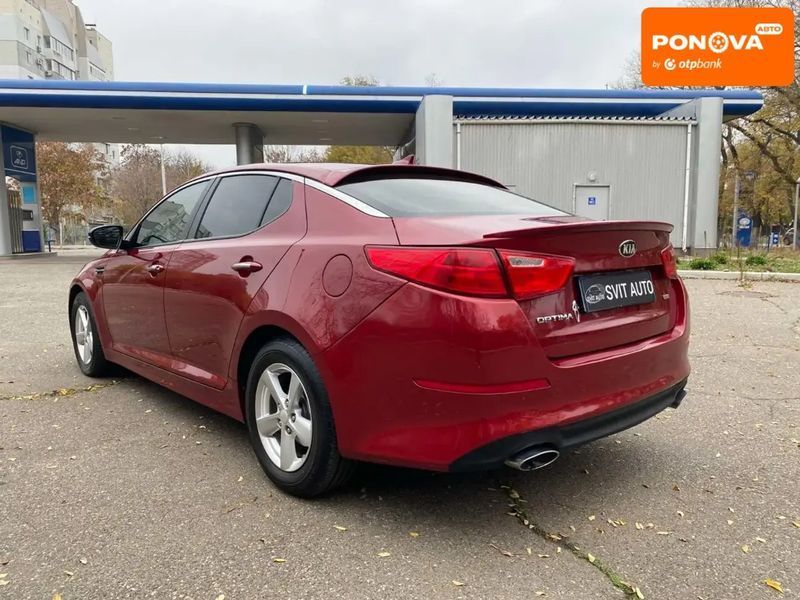 Kia Optima, 2015 г., Бензин, 162 тыс. км, Седан, Красный, Николаев AT-10406433 фото
