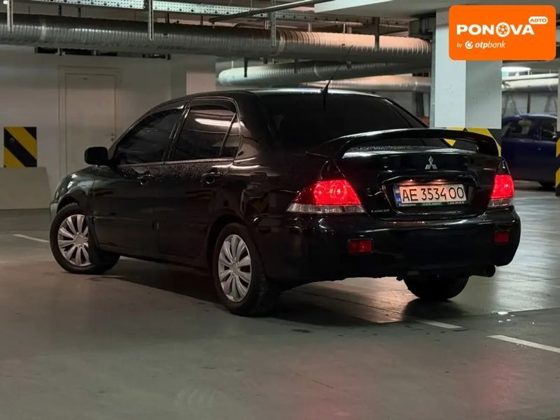 Mitsubishi Lancer, 2008 р., Бензин, 212 тис. км, Седан, Чорний, Дніпро (Дніпропетровськ) AT-10406201 фото