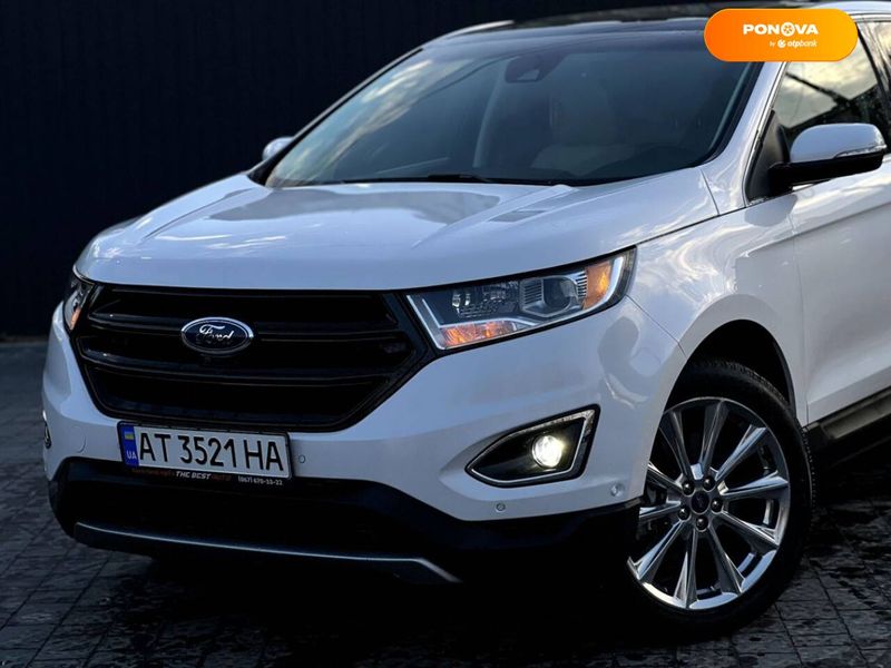 Ford Edge, 2017, Бензин, 3.5 л., 77 тыс. км, Внедорожник / Кроссовер, Белый, Ивано Франковск Cars-Pr-65719 фото