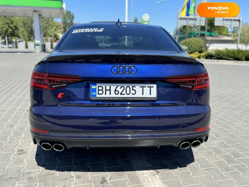 Audi S4, 2018, Бензин, 3 л., 97 тыс. км, Седан, Синий, Одесса Cars-Pr-64519 фото