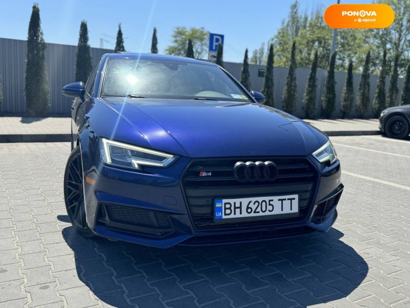 Audi S4, 2018, Бензин, 3 л., 97 тыс. км, Седан, Синий, Одесса Cars-Pr-64519 фото