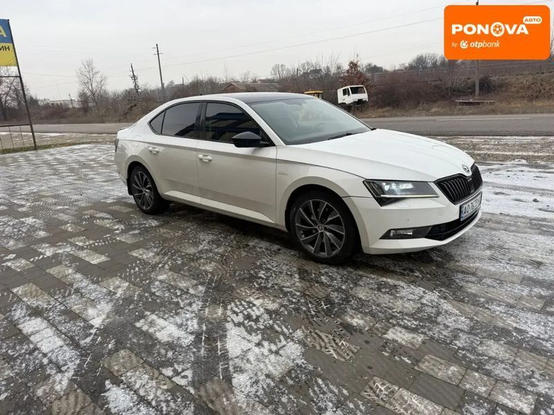 Skoda Superb, 2016 р., Дизель, 285 тис. км, Седан, Білий, Тячів AT-10406919 фото