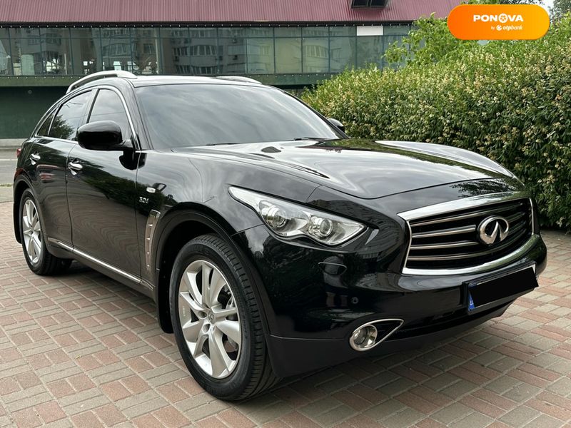 Infiniti QX70, 2016, Дизель, 2.99 л., 158 тис. км, Позашляховик / Кросовер, Чорний, Київ 52220 фото