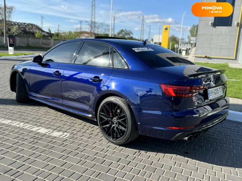 Audi S4, 2018, Бензин, 3 л., 97 тыс. км, Седан, Синий, Одесса Cars-Pr-64519 фото