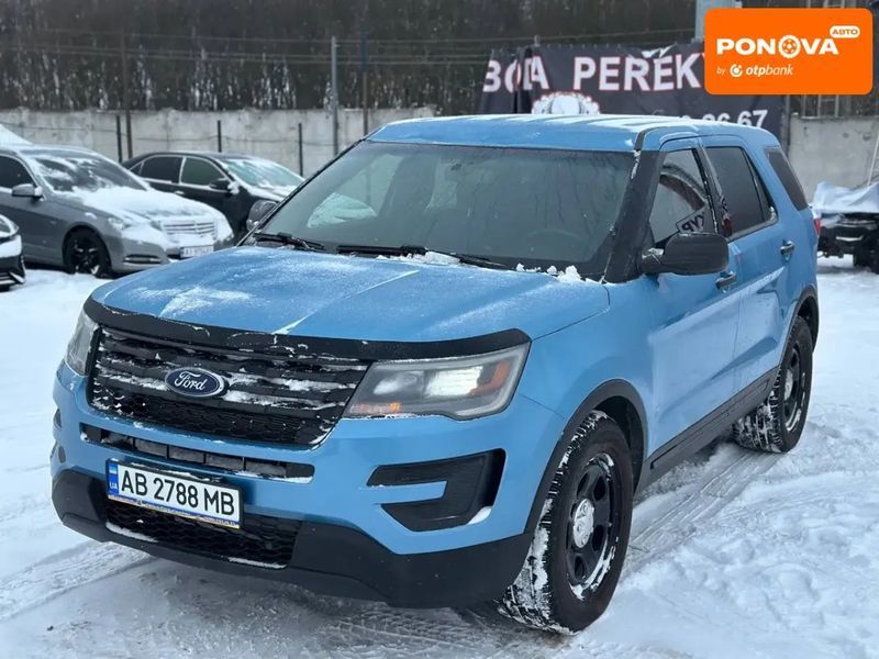 Ford Explorer, 2017 р., Бензин, 182 тис. км, Позашляховик / Кросовер, Синій, Вінниця AT-10408738 фото