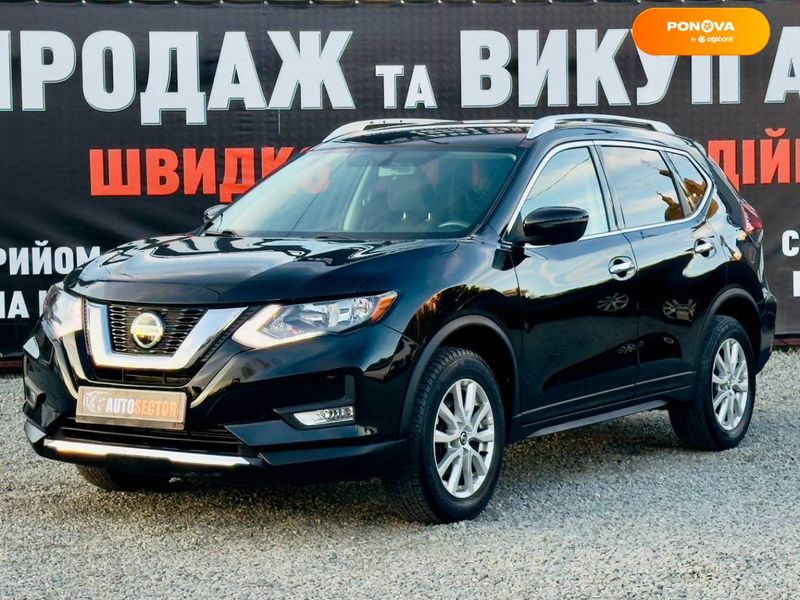 Nissan Rogue, 2017, Бензин, 2.5 л., 88 тис. км, Позашляховик / Кросовер, Чорний, Харків 32563 фото