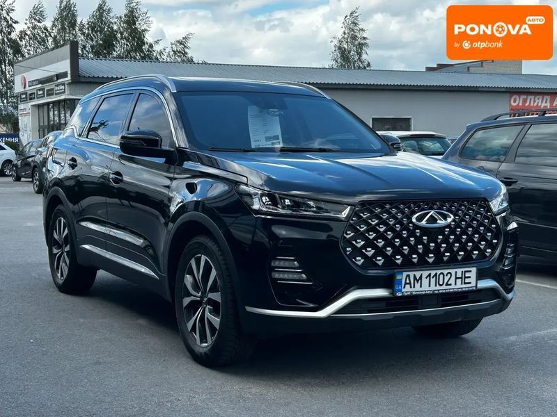 Chery Tiggo 7 Pro, 2021 г., Бензин, 58 тыс. км, Внедорожник / Кроссовер, Чорный, Житомир AT-10418243 фото