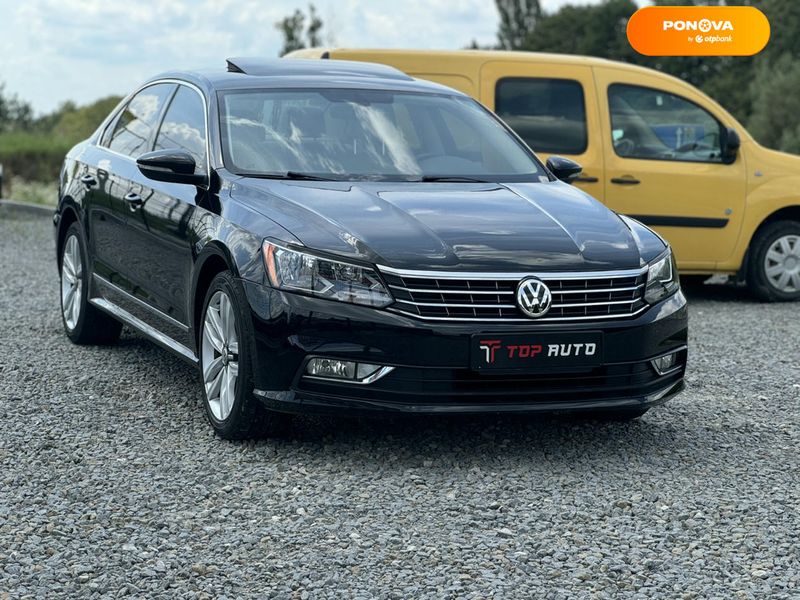 Volkswagen Passat, 2017, Бензин, 1.8 л., 137 тис. км, Седан, Чорний, Львів 111141 фото