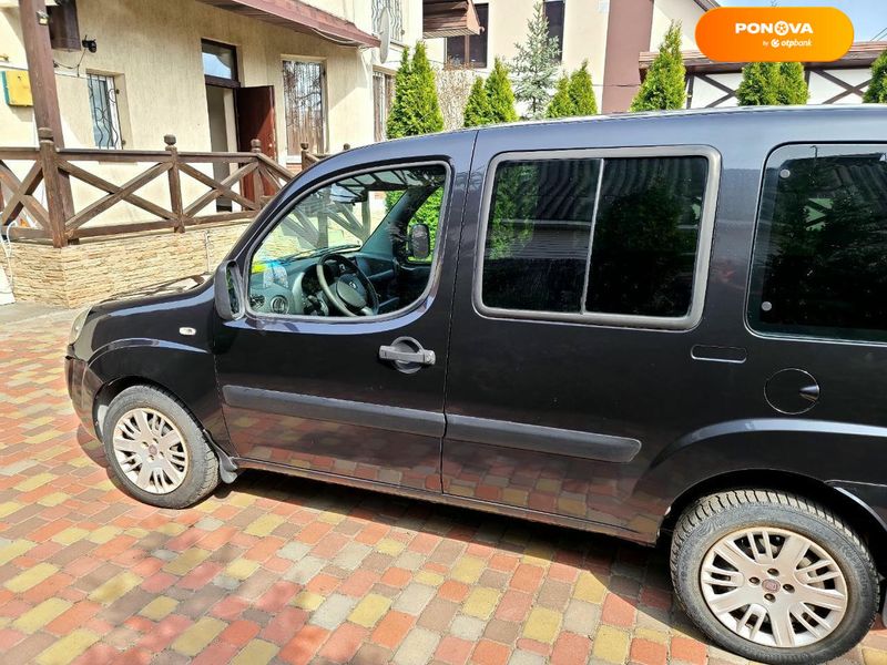 Fiat Doblo, 2007, Газ пропан-бутан / Бензин, 1.37 л., 94 тыс. км, Минивен, Чорный, Киев Cars-Pr-59637 фото