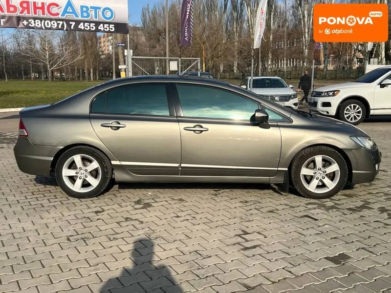Honda Civic, 2008 р., Бензин, 339 тис. км, Седан, Сірий, Кривий Ріг AT-10404940 фото