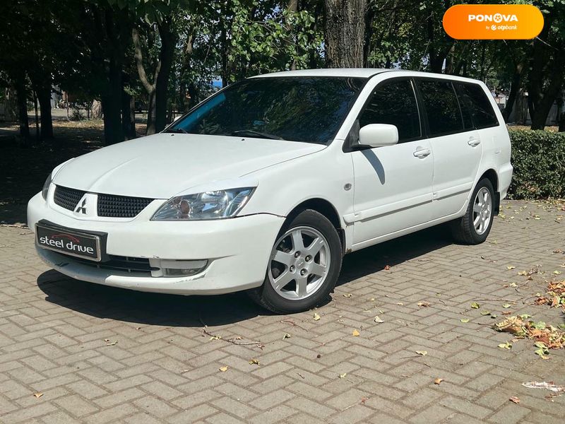 Mitsubishi Lancer, 2008, Бензин, 1.58 л., 204 тыс. км, Универсал, Белый, Николаев 110716 фото