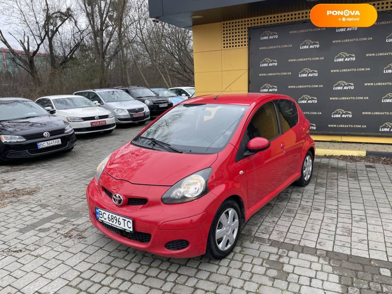 Toyota Aygo, 2010, Газ пропан-бутан / Бензин, 1 л., 150 тис. км, Хетчбек, Червоний, Львів 30417 фото