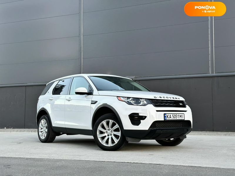 Land Rover Discovery Sport, 2016, Бензин, 2 л., 91 тис. км, Позашляховик / Кросовер, Білий, Київ 13293 фото