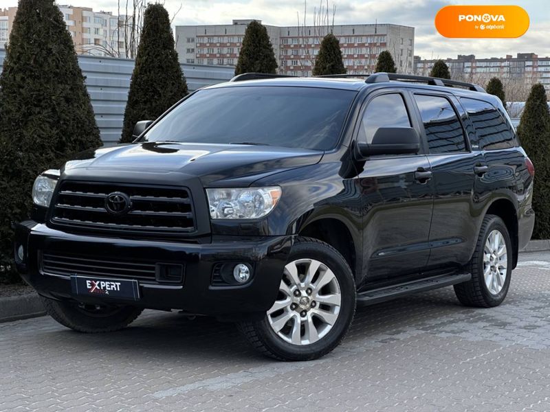 Toyota Sequoia, 2010, Газ пропан-бутан / Бензин, 5.66 л., 243 тис. км, Позашляховик / Кросовер, Чорний, Львів 31860 фото