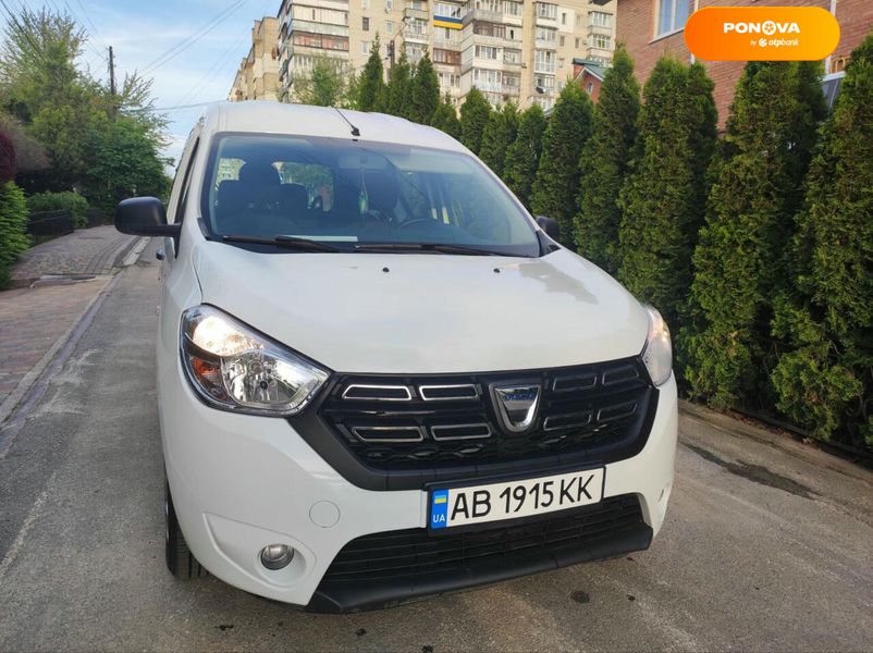 Dacia Dokker, 2017, Бензин, 90 тыс. км, Минивен, Белый, Винница Cars-Pr-180077 фото