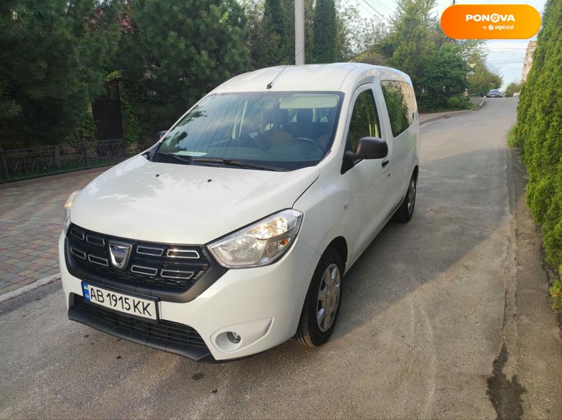 Dacia Dokker, 2017, Бензин, 90 тис. км, Мінівен, Білий, Вінниця Cars-Pr-180077 фото