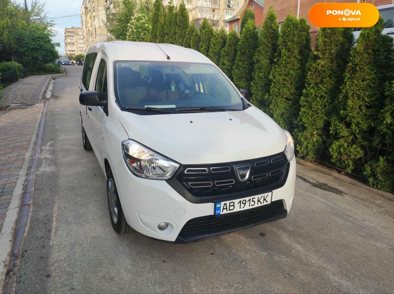 Dacia Dokker, 2017, Бензин, 90 тис. км, Мінівен, Білий, Вінниця Cars-Pr-180077 фото