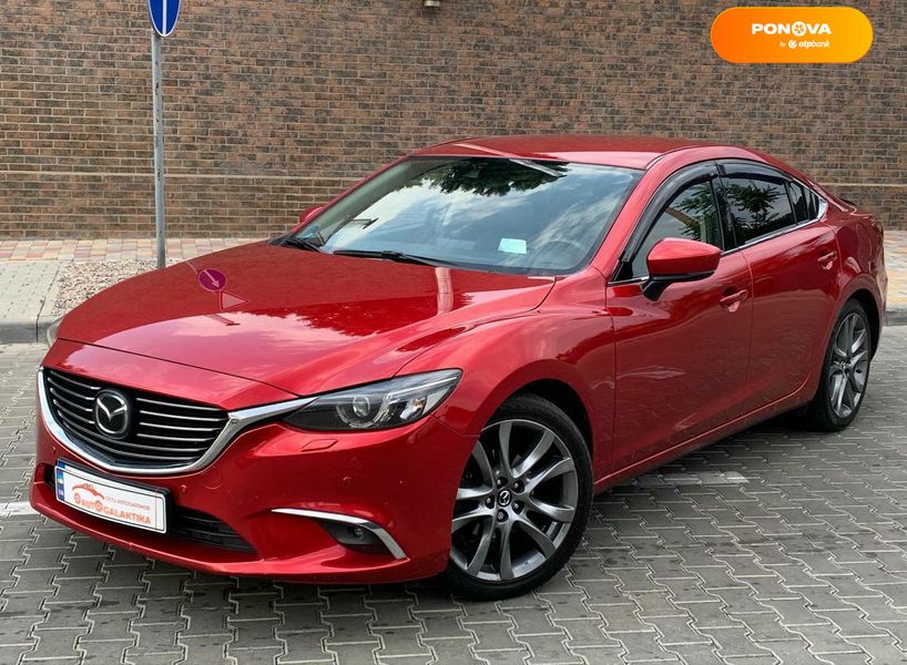 Mazda 6, 2016, Дизель, 2.19 л., 130 тис. км, Седан, Червоний, Одеса 110027 фото