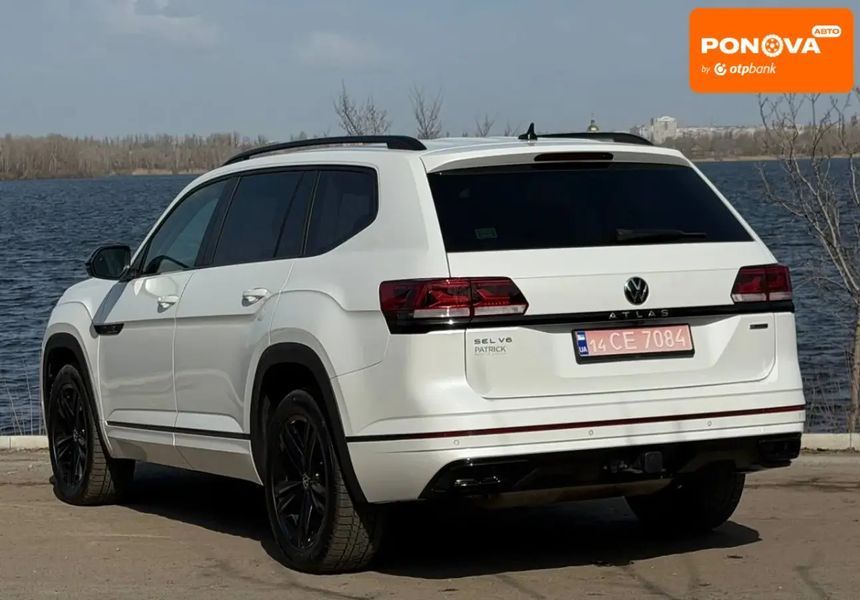 Volkswagen Atlas, 2022 г., Бензин, 105 тыс. км, Внедорожник / Кроссовер, Белый, Днепр (Днепропетровск) AT-10412057 фото