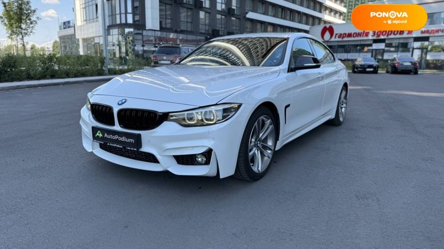 BMW 4 Series Gran Coupe, 2018, Бензин, 2 л., 68 тыс. км, Купе, Белый, Киев 102325 фото