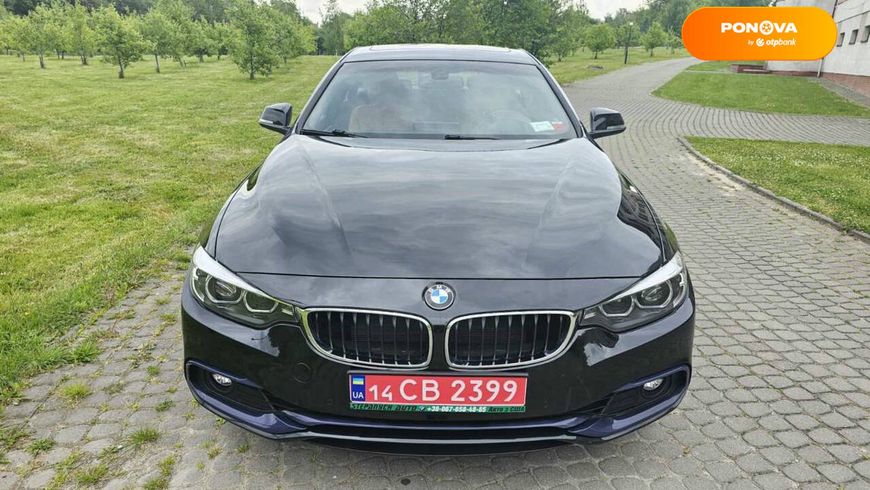 BMW 4 Series Gran Coupe, 2017, Бензин, 2 л., 135 тыс. км, Купе, Чорный, Львов 49599 фото