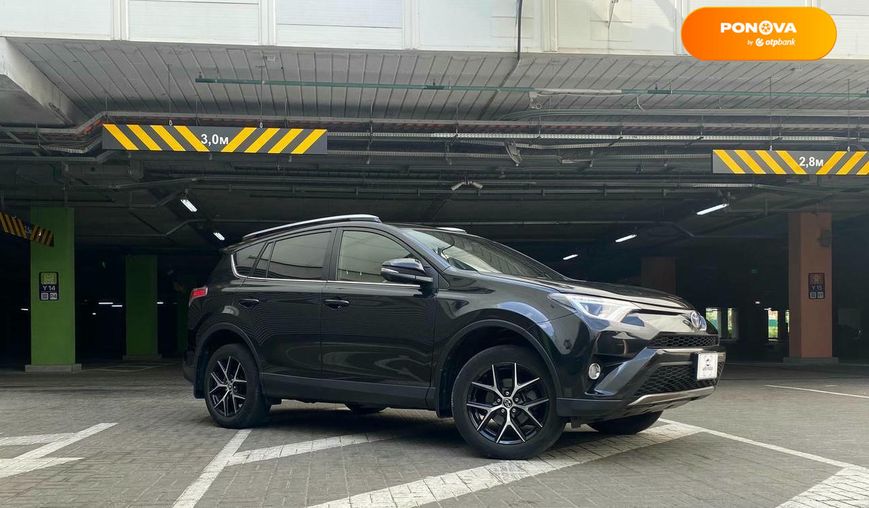 Toyota RAV4, 2018, Гібрид (HEV), 2.49 л., 77 тис. км, Позашляховик / Кросовер, Чорний, Київ 108235 фото