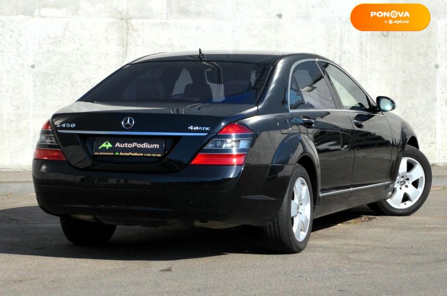 Mercedes-Benz S-Class, 2007, Бензин, 4.7 л., 258 тыс. км, Седан, Чорный, Киев 110908 фото