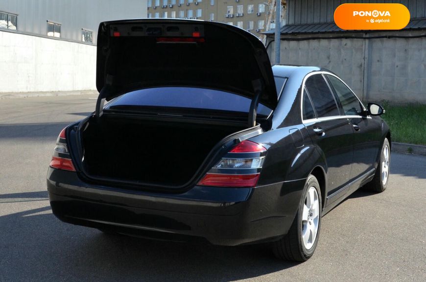 Mercedes-Benz S-Class, 2007, Бензин, 4.7 л., 258 тис. км, Седан, Чорний, Київ 110908 фото