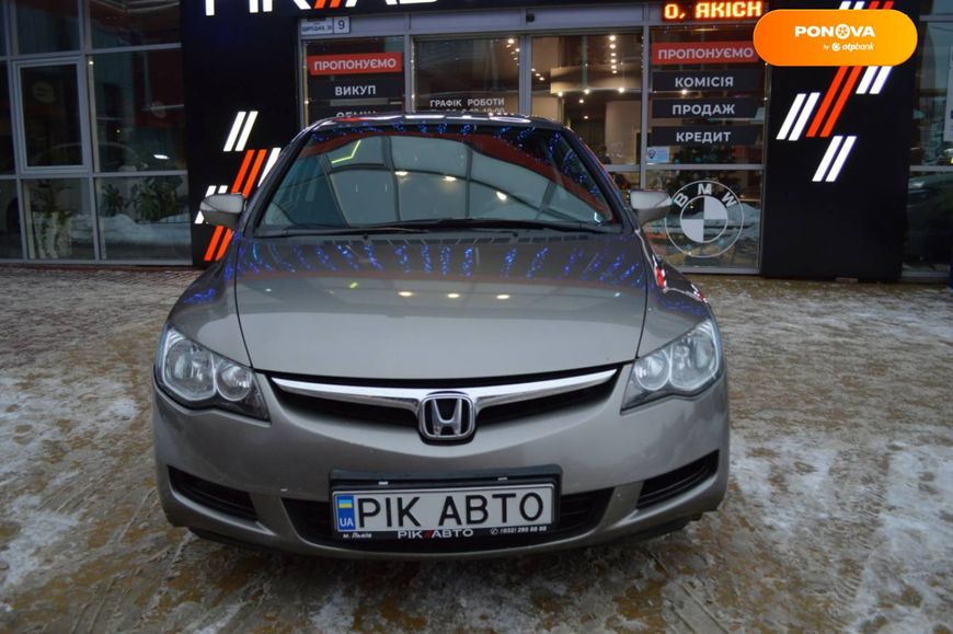 Honda Civic, 2008, Бензин, 1.8 л., 164 тыс. км, Седан, Серый, Львов 11481 фото