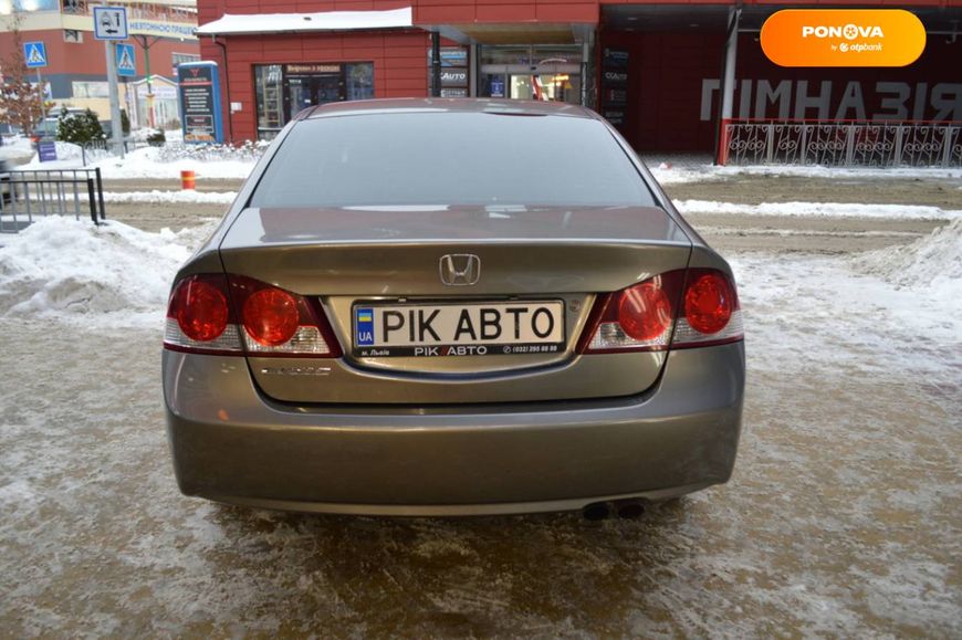 Honda Civic, 2008, Бензин, 1.8 л., 164 тыс. км, Седан, Серый, Львов 11481 фото