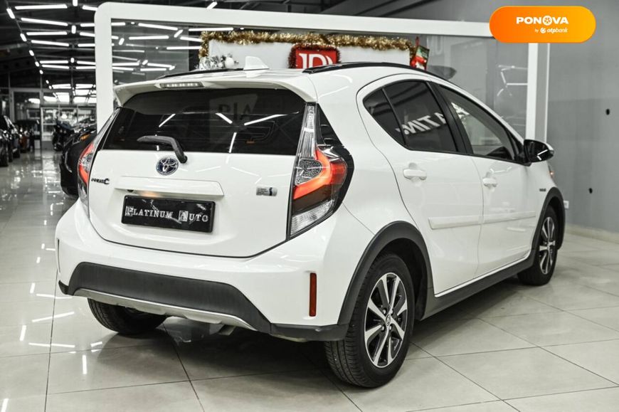 Toyota Prius C, 2017, Гибрид (HEV), 1.5 л., 105 тыс. км, Хетчбек, Белый, Одесса 17869 фото