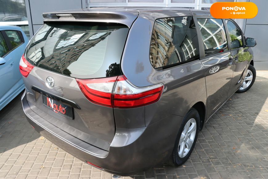 Toyota Sienna, 2015, Бензин, 3.5 л., 157 тис. км, Мінівен, Коричневий, Одеса 98333 фото