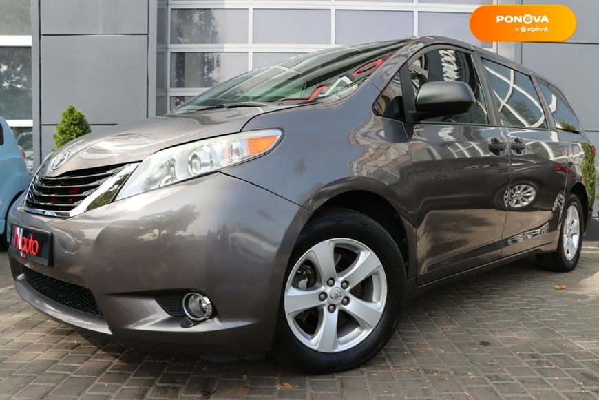 Toyota Sienna, 2015, Бензин, 3.5 л., 157 тис. км, Мінівен, Коричневий, Одеса 98333 фото