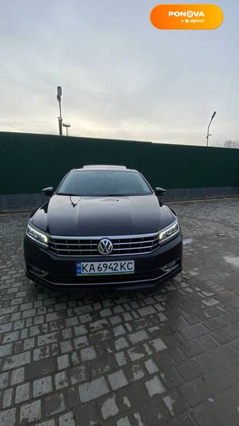Volkswagen Passat, 2016, Бензин, 1.8 л., 75 тис. км, Седан, Чорний, Чернігів Cars-Pr-69057 фото