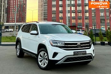 Volkswagen Atlas, 2020, Бензин, 3.6 л., 31 тис. км, Позашляховик / Кросовер, Білий, Київ 254282 фото