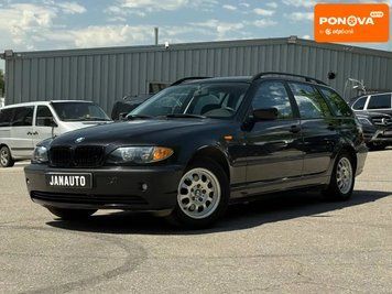 BMW 3 Series, 2002 р., Бензин, 163 тис. км, Універсал, Чорний, Харків AT-10417841 фото