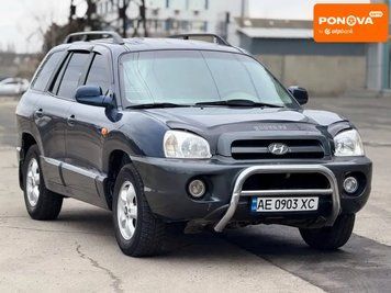 Hyundai Santa FE, 2005 р., Бензин, 319 тис. км, Позашляховик / Кросовер, Синій, Дніпро (Дніпропетровськ) AT-10412250 фото