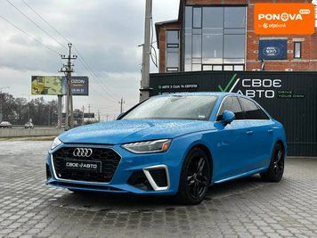 Audi A4, 2022 р., Бензин, 92 тис. км, Седан, Синій, Львів AT-10412922 фото